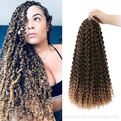 Wholesale 18 inch crochet passion twist braiding african hair synthetic braiding pre twist passion twist hair